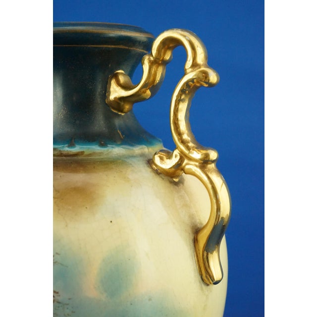 Antique English Ceramic Vases by Barbe for Royal Worcester, 1800s, Set of 2 For Sale - Image 14 of 18