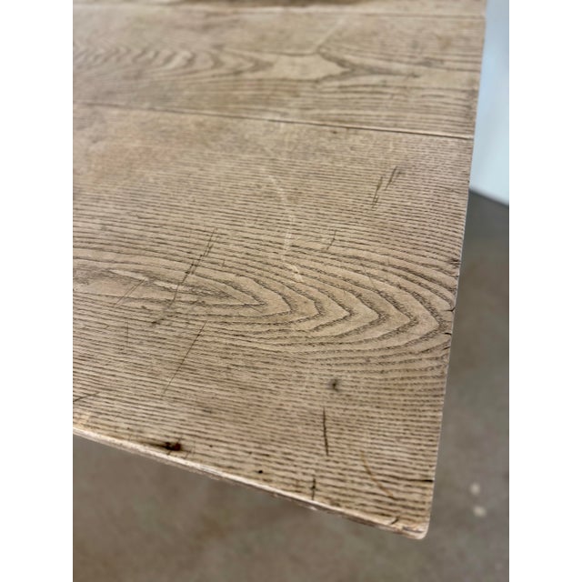 Antique Hickory Farm Table For Sale - Image 10 of 10