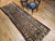 Antique 19th C. Persian Kurdish Tribal Runner Rug, Hand-Knotted Wool, Geometric Pattern, 3x10, Camelhair & Ivory For Sale In Chicago - Image 6 of 15