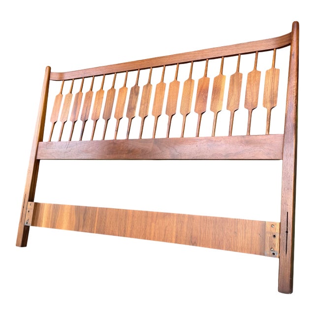 Mid Century Modern Drexel Declaration Full Sized Head Board For Sale