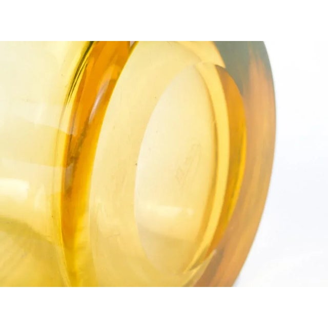 Postmodern Uranium Vase from Moser, France, 1950s, in Good conditions. Designed 1950 to 1959 This piece has an attribution...