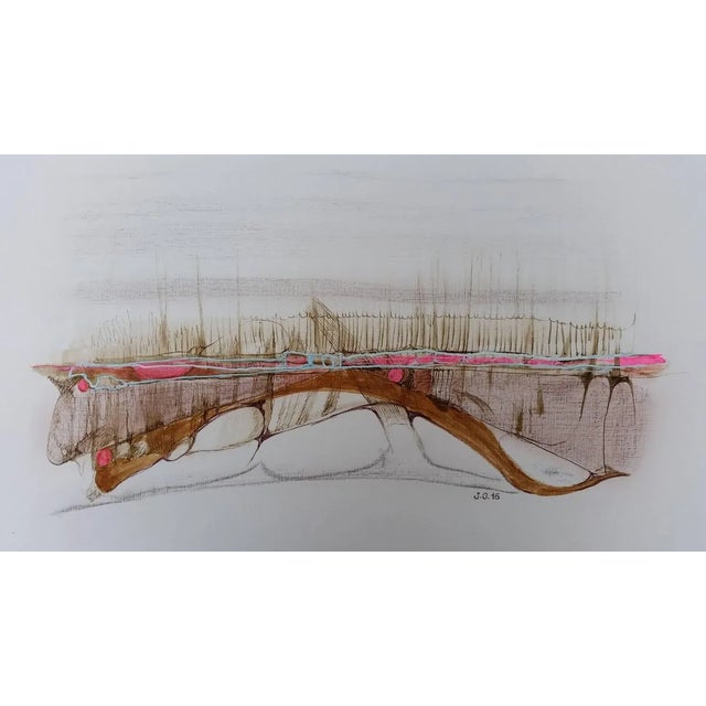 Jacques Grange, Paysage 2, 2016, Acrylic on Canvas For Sale