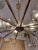 Antique Chandelier in Chrome and Glass by Holger Johansson, 1950s For Sale - Image 5 of 14