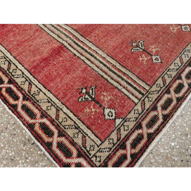 Early 20th Century Galerie Shabab Collection Early 20th Century Turkish Oushak Throw Rug For Sale - Image 5 of 6
