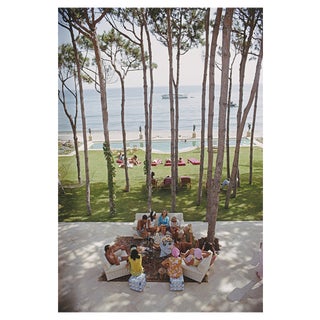 Slim Aarons, Marbella House Party, Estate Stamped Photographic Print For Sale