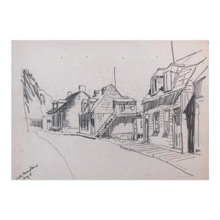 1930s Norman Kent Quebec Canada Drawing For Sale