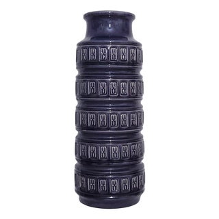 West German 268-51 Fat Lava Pottery Floor Vase from Scheurich, 1970s For Sale