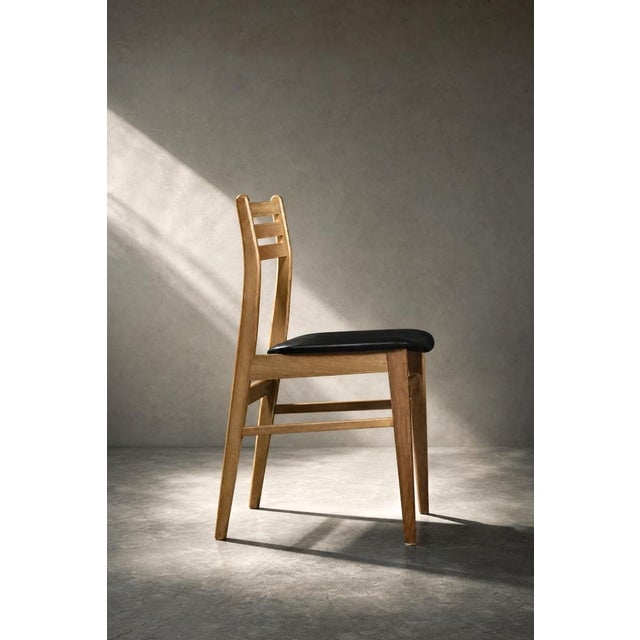 Vintage Scandinavian Oak Dining Chairs from Sax Møbelfabrik, 1960s, Set of 4 For Sale - Image 11 of 18