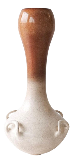 Biomorph Vase in Wheel-Thrown Glazed Stoneware by Robin Kerr