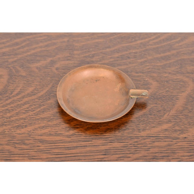 Early 20th Century Roycroft Arts & Crafts Copper Ashtray or Catchall For Sale - Image 5 of 11
