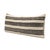 Mid-Century Modern Gray Striped Kilim Lumbar Pillow Cover 16'' X 48'' For Sale - Image 3 of 4