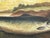 Textile Scottish 19th Century Oil Painting Catch of the Day Trout Fish by John Bucknell Russell For Sale - Image 7 of 12