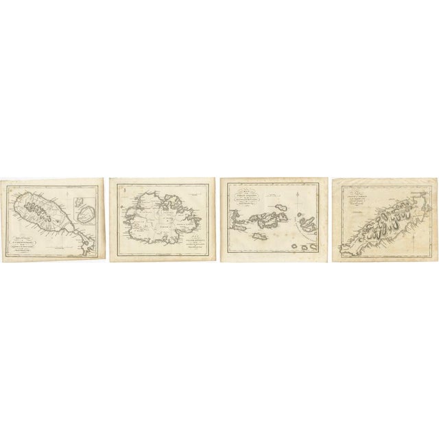 Antique Caribbean Maps of St. Kitts, Antigua, Virgin Islands & Tobago, 1818, Set of 4 For Sale - Image 10 of 10