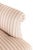 Cream French Pink Striped Linen Armchair For Sale - Image 8 of 13