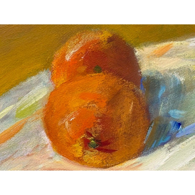 Orange D. C. Signed “Orange Juice” Acrylic on Canvas Original Painting For Sale - Image 8 of 12