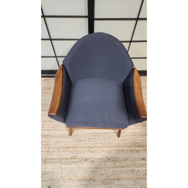 Mid-Century Modern Vintage Lounge Chair by Adrian Pearsall, Model 1806-C For Sale - Image 3 of 8