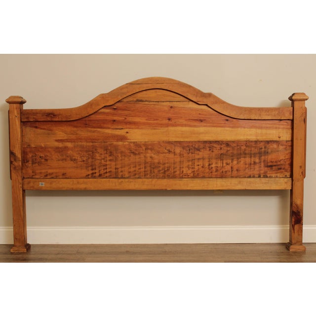Southwest Rustic Pine King Headboard Chairish