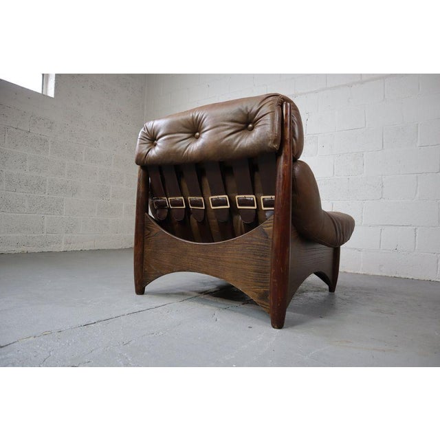 Mid-Century Modern Set of Ranger Lounge Chair with Ottoman by Deforce For Sale - Image 3 of 13