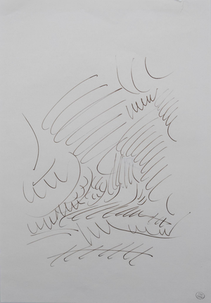 Dora Maar, Surreal Forest, Original Ink Drawing