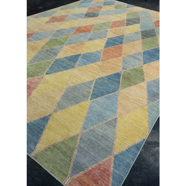 Turkish Turkish Oushak Rug 10'2" x 14'5" #18543 For Sale - Image 3 of 8