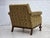 Vintage Danish Carved Oak Lounge Chair with Velour Upholstery, 1960s For Sale - Image 10 of 18