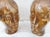 Italian Vintage Pair of Glass Head Sculptures Attributed to Piero Fornasetti For Sale - Image 3 of 7