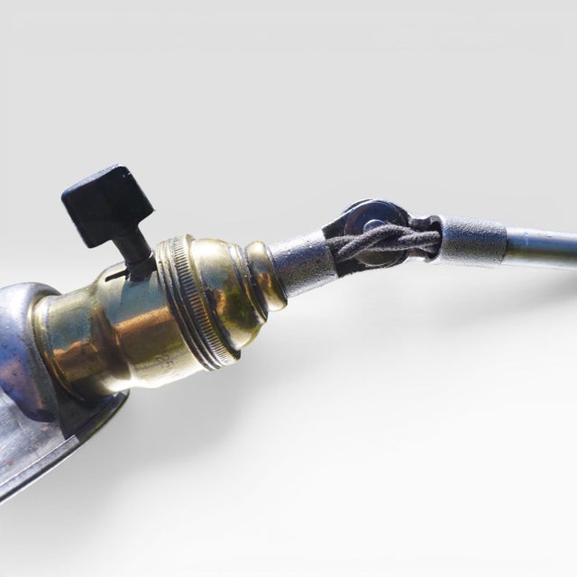 Vintage Ceiling Lamp with Hubble Socket and Shade from O.C. White, 1930 For Sale - Image 4 of 5