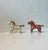 Brown Antique Glazed Horse Terracotta Whistles, 1920s, Set of 2 For Sale - Image 8 of 8