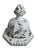 French Moustiers Green and White Vase With Lid For Sale - Image 3 of 5