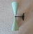 Blueprint Lighting Tuxedo Wall Sconce in Oil-Rubbed Bronze & Mint Green Enamel, Blueprint Lighting For Sale - Image 4 of 6