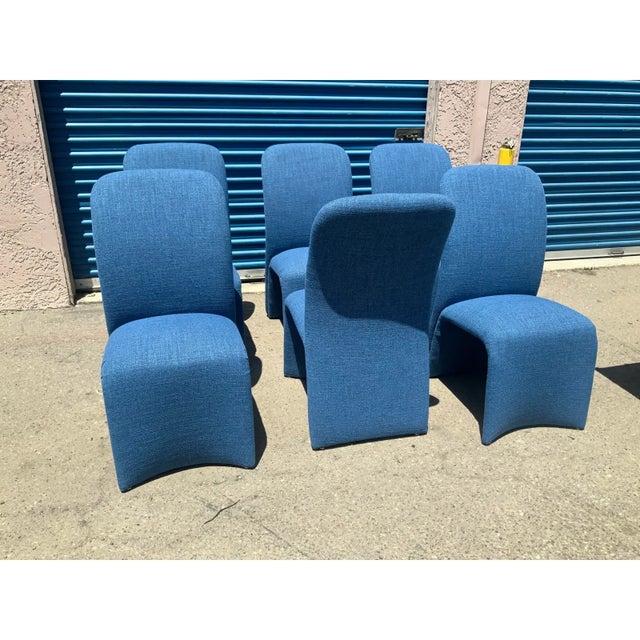 Postmodern Sculptural Ribbon Dining Chairs After Olivier Mourgue Set of 6 For Sale In San Diego - Image 6 of 7