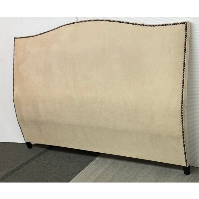 Design Plus gallery presents a Queen Size Camelback Headboard. The piece offers a dramatic curve with the classic look of...