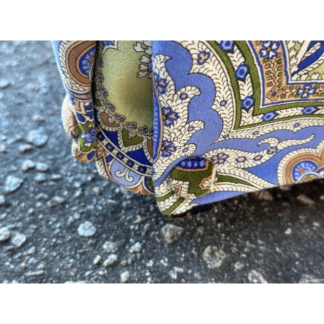 Vintage Chairs Reupholstered in Brunswick Velvet For Sale - Image 9 of 11