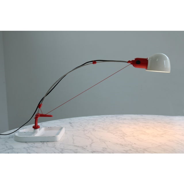 Minimalist Postmodern Table Lamp, 1980s For Sale - Image 4 of 10