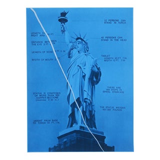 Jacques Monory, Statue of Liberty, Original Screenprint For Sale