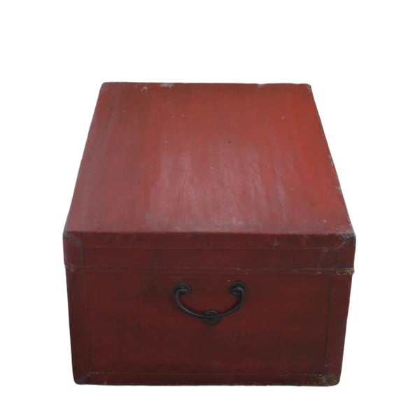 1920s Red Jiansu Trunk For Sale - Image 5 of 8