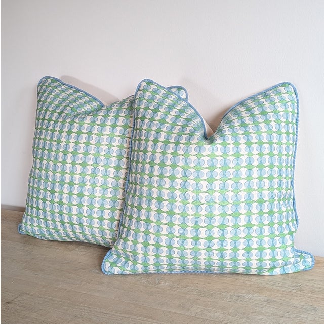 Not Yet Made - Made To Order Galbraith & Paul Ovals Pillows In For Sale - Image 5 of 6