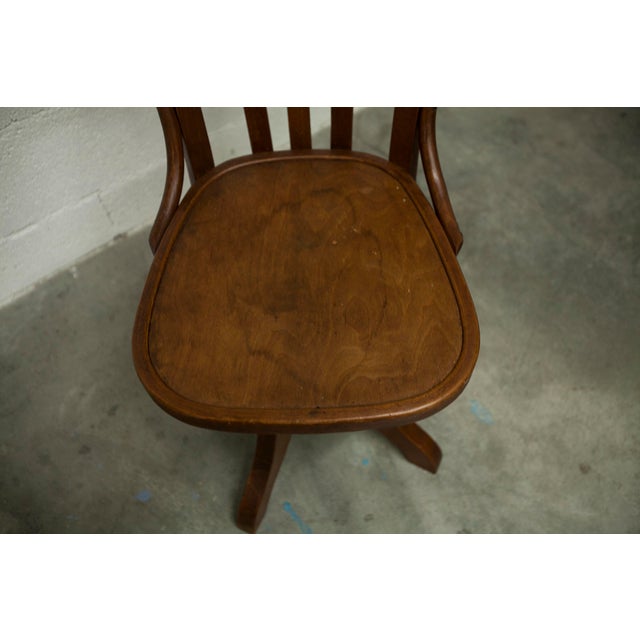 Rotating Screw Typist Office Chair from Baumann, 1930 For Sale - Image 16 of 18