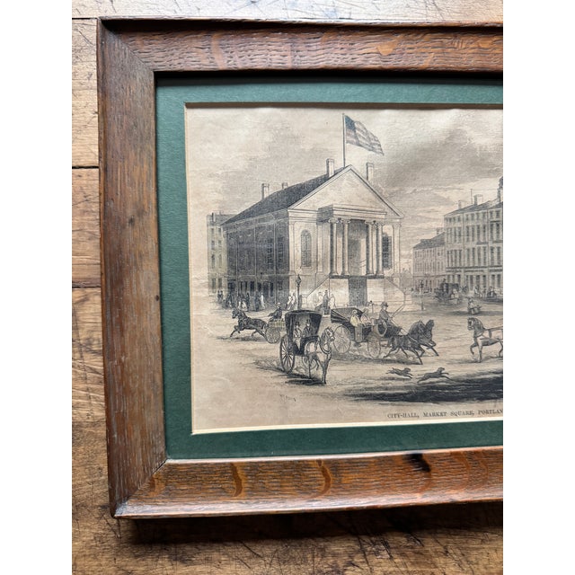 1853 Engraving, Portland, Maine For Sale - Image 4 of 7