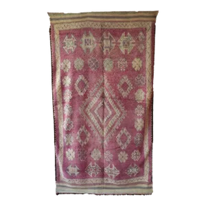 Mid-Century Modern Morocca Rug - 6'2" X 11'6" Ft