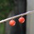 Gold 1900-1909 Pre-Revolutionary 14k Gold Coral Earrings, A Pair For Sale - Image 8 of 11