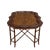 Coffee 1980s Maitland-Smith Regency Faux Bamboo Base Leather and Wicker Tray Top Coffee Table For Sale - Image 8 of 18