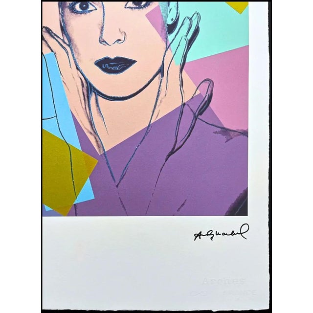 Andy Warhol (after) "Karen Kain", size 38,3 x 56,3 cm, plate signed bottom right, numbered with pencil on heavy paper,...