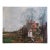 Mid-20th Century Signed J. T. Hills - Country Cottage Scene, Oil on Canvas For Sale