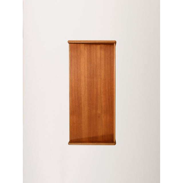 Scandinavian Bedside Table with Drawer and Magazine Rack, 1950s For Sale - Image 9 of 10