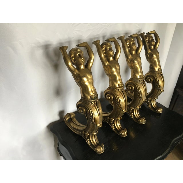 1950s Brass Figures, 1950s, Set of 4 For Sale - Image 5 of 16