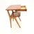 Mid-Century Modern Vintage Swedish Teak and Brass Bedside or Side Table, 1960s For Sale - Image 3 of 8