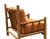 Wood Set of Four Old Hickory Furniture Co. "Old Faithful" Great Room Lounge Chairs, Shelbyville, Indiana For Sale - Image 7 of 9