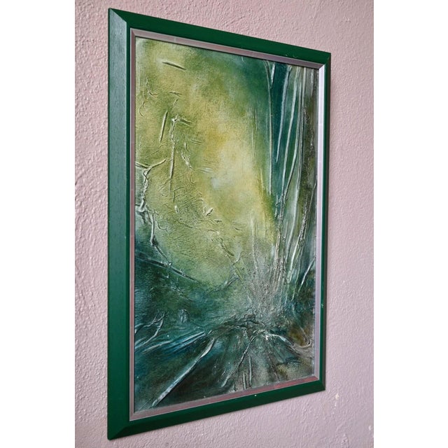 Michal Bajsarowicz, Abstract Composition: Zakopane, 1988, Oil and Mixed Media Painting For Sale - Image 4 of 11