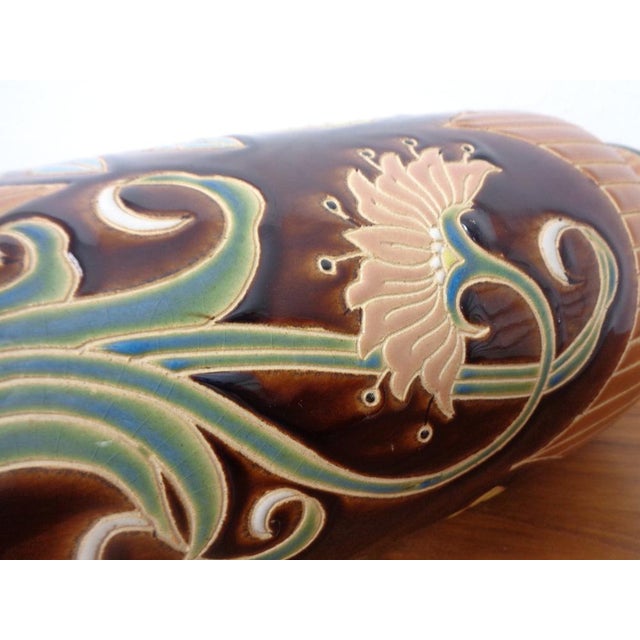 Art Nouveau Pottery Vase, 1920s For Sale - Image 14 of 17